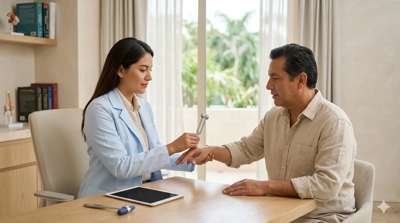 Alteraciones de la sensibilidad: evaluación y diagnóstico neurológico en Cancún, Q.R.