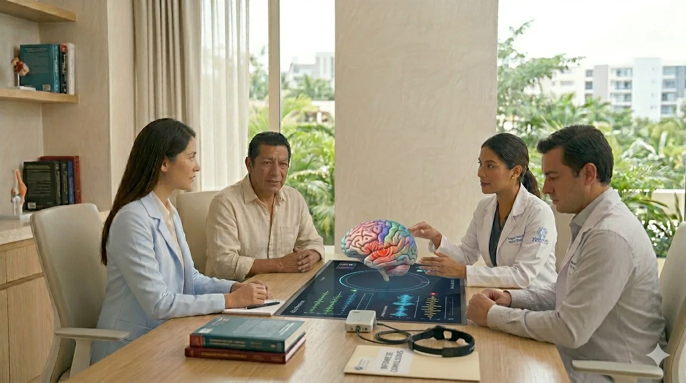 Neurofisiólogo clínico para pacientes que requieren electroencefalograma (EEG) en Cancún, Q.R.