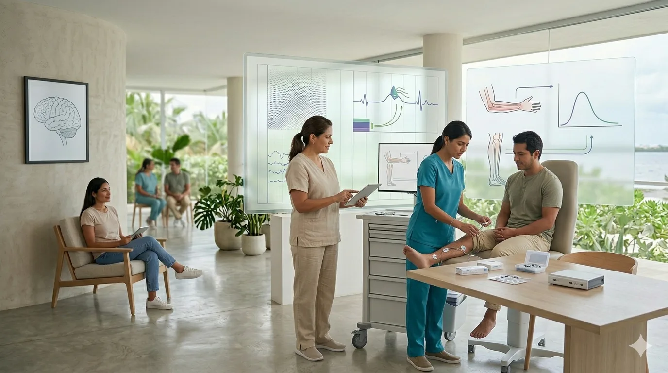 ¿Qué es un estudio de conducción nerviosa y cómo se realiza en Cancún, Q.R.?